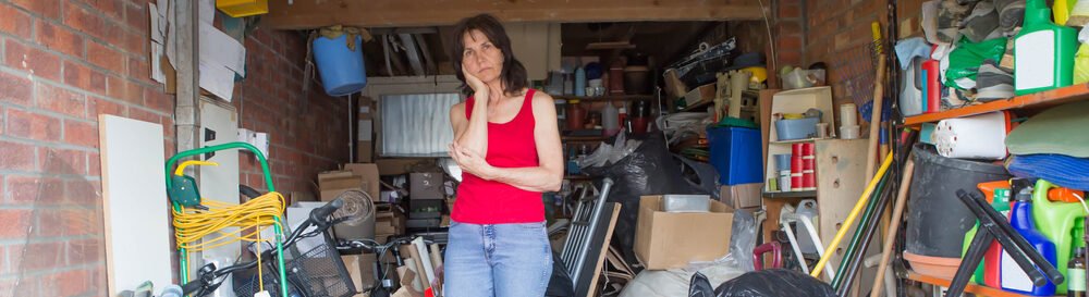 junk removal service needed for this cluttered garage
