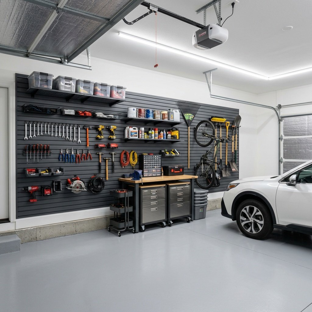 Slat-Wall and Cabinet Systems for Cincinnati Garages: The Organized Chaos Fix for House-Project Families